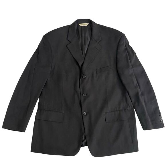 Joseph & Feiss Other - Joseph & Feiss Men's Silk Sports Coat Size 44 Short Black Classic Formal